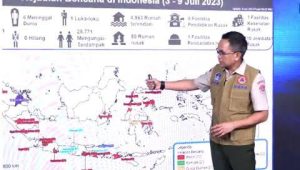 BNPB: 37 Bencana Terjadi di Periode 3-9 Juli 2023