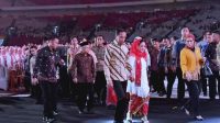 Presiden Jokowi Saksikan Pemecahan Rekor Pergelaran Angklung Terbesar di Dunia