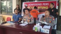 Konferensi Pers, Kapolres Tommy Beberkan Motif Pembunuhan FL (31) Tahun Di SPBU BCL Kota Bitung