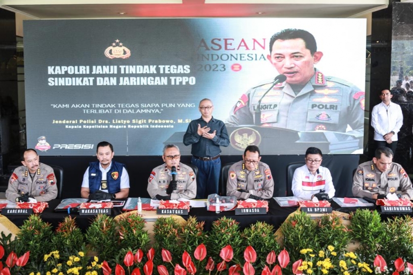 Polri Bongkar Praktek Perdagangan Orang Foto Pmjpolri 840x576