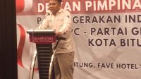 Randito Maringka Resmi Dilantik Ketua DPC Partai Gerindra Kota Bitung.
