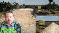 Guna Menunjang Prasarana Pertanian Pemdes Sokosari Bangun Jembatan Jalan Usaha Tani