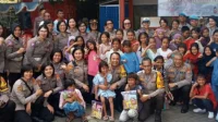 Dengan Semangat Melayani, Polda Sulut Gelar Polisi Sahabat Anak Didua Lokasi yang berbeda Kota Bitung