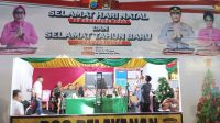 Kapolres Bersama Dandim/1310 Bitung dan Walikota Bitung, Sambut Pos Terpadu Di- Pusat Kota