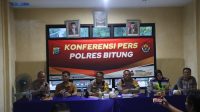 Konferensi Pers, Polres Bitung Rilis Semua Kasus Sepanjang Tahun 2023