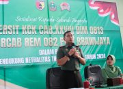 Dandim 0813 Bojonegoro Letkol Czi Arief Rochman Hakim, Sosialisasikan Netralitas TNI Pada Pemilu 2024 kepada Persit Kartika Chandra Kirana