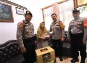 Kapolres Bojonegoro Anjangsana ke kediaman Alm Peltu (Purn) Kislan Abdul Rozak