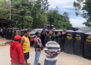 Kapolres Jayawijaya, Lakukan Pembubaran terhadap Kelompok Massa Didepan Kantor KPU