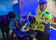 Satlantas dan Sat Sabhara Polres Bojonegoro Amankan 34 Motor Tidak Sesuai Spektek