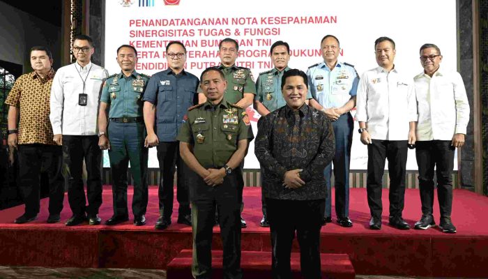 PLN Dukung Sinergi Kementerian BUMN dan TNI, Maksimalkan Sumber Daya Hingga Pengamanan Aset