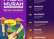 Operasi Pasar Murah Ba’da Subuh Pemkab Bojonegoro, Edisi Maret 2024