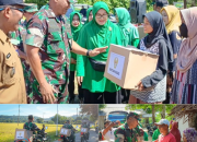KASAD Mengirimkan Bantuan Untuk Korban Bencana Gempa Pulau Bawean Melalui Kodim 0817/Gresik