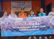 Ringankan Korban Gempa Bawean, PLN Icon Plus Serahkan Bantuan Kepada BPBD dan Diskominfo Gresik
