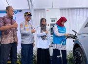 GM PLN Jabar Lakukan Inspeksi, Pastikan SPKLU Siap Layani Pemudik