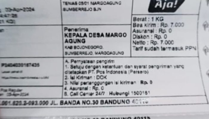 Tak Di Respon Minta Salinan APBDes Seorang Warga Layangkan Surat Ke Kades Margoagung