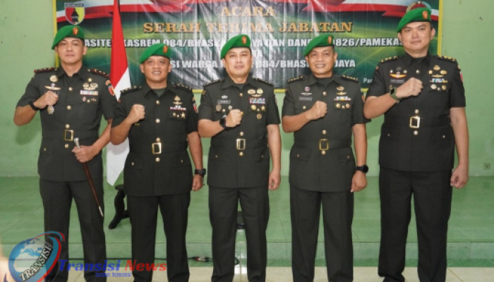 Kepala Staf Korem (Kasrem) 084/Bhaskara Jaya, Pimpin Sertijab Kasiter dan Dandim 0826/Pamekasan
