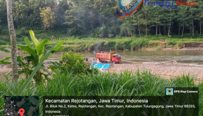 Seakan Kebal Hukum, Tambang Pasir Ilegal Sepanjang Pinggiran Sungai Brantas Kecamatan Rejotangan Kabupaten Tulungagung Bebas Beroperasi