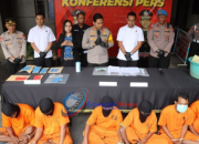 Polres Tulungagung Berhasil Amankan 10 tersangka Kasus Judi, Salah Seorang Merupakan Selebgram