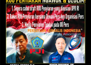 PJI TOLAK KERAS RUU PENYIARAN! NGAWUR & DZOLIM!