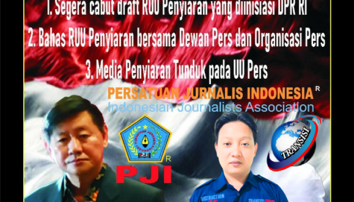 PJI TOLAK KERAS RUU PENYIARAN! NGAWUR & DZOLIM!
