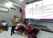Polres Bojonegoro Gelar Aksi Donor Darah