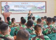Dandim Bojonegoro Berikan Pengarahan Personel BKO TMMD 120 Tambakrejo