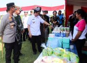 Pelaku UMKM Ramaikan Upacara Pembukaan Program TMMD 120 di Tambakrejo Bojonegoro