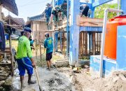 TMMD 120 Tambakrejo, Satgas Kodim Bojonegoro dan Warga Bangun Sarpras Air Bersih