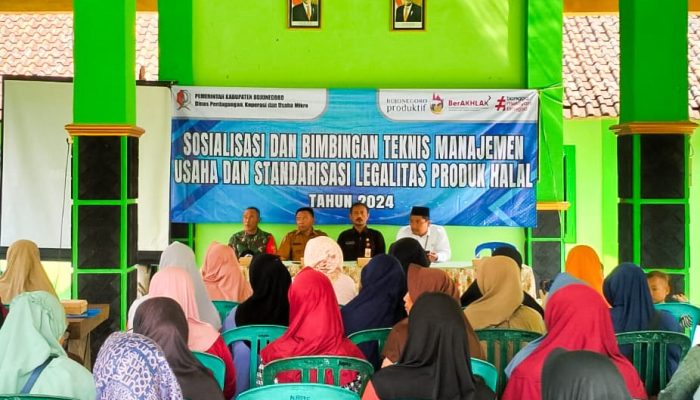 Bersama Disdagkop dan UM, Satgas TMMD 120 Kodim Bojonegoro gelar Bimtek Manajemen Usaha