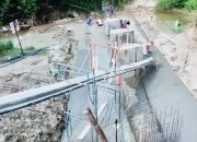 Satgas TMMD 120 Kodim Bojonegoro Kebut Rehabilitasi Chek Dam Desa Malingmati