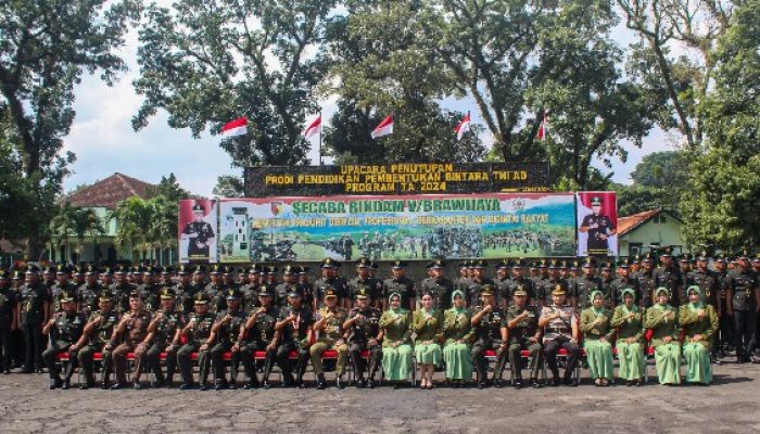 277 Peserta Secaba Dilantik Jadi Prajurit Berpangkat Serda