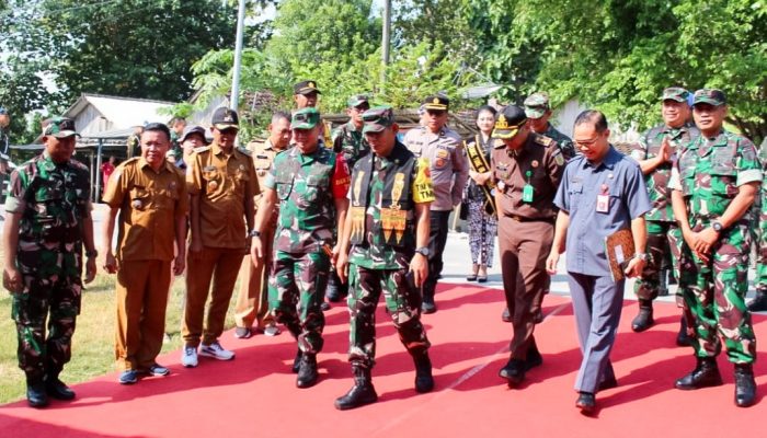 Tim Wasev Mabes Angkatan Darat, kunjungi Lokasi TMMD 120 Kodim Bojonegoro