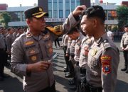 Wakapolres Cek Penampilan dan Sikap Tampang Personel Polres Bojonegoro