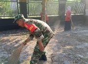 Babinsa Koramil 0813-09/Sumberrejo, Dukung Kegiatan BBGRM di Desa Butoh