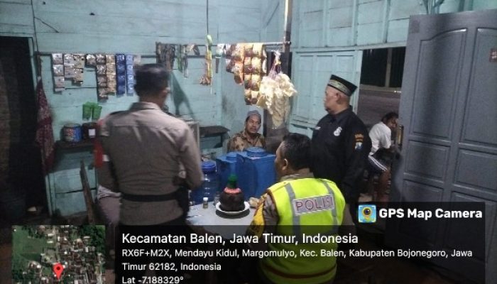 Giat Rutin Patroli, Polsek Balen Tegas Dalam Menekan Peredaran Minuman Keras di Wilayah Hukum Binaanya
