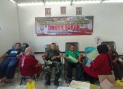 Koramil 09/Sumberrejo Bojonegoro Gelar Bakti Sosial Kemanusiaan Donor Darah