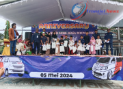 Gelar Aniversary, Persatuan Driver Siaga Santuni Anak Yatim di Balen Bojonegoro
