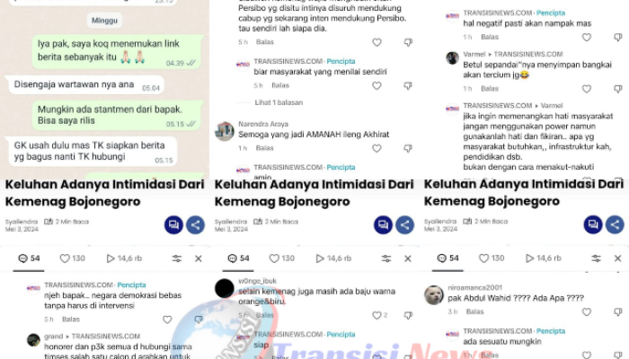 Kepala Kemenag Bojonegoro : Disengaja Wartawan nya Ana