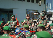 Menjelang Pemberangkatan Tugas, Pangdam Mayjen TNI Rafael Beri Pembekalan Prajurit Yonzipur 5/ABW