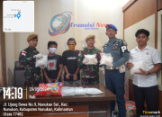 Satgas Pamtas RI-Malaysia Gagalkan Penyelundupan Narkoba 7 Kg di Pelabuhan Tunontaka Nunukan