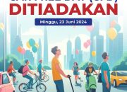 Kegiatan CFD Bojonegoro Minggu 23 Juni Ditiadakan, Bertepatan dengan Kedatangan Jamaah Haji