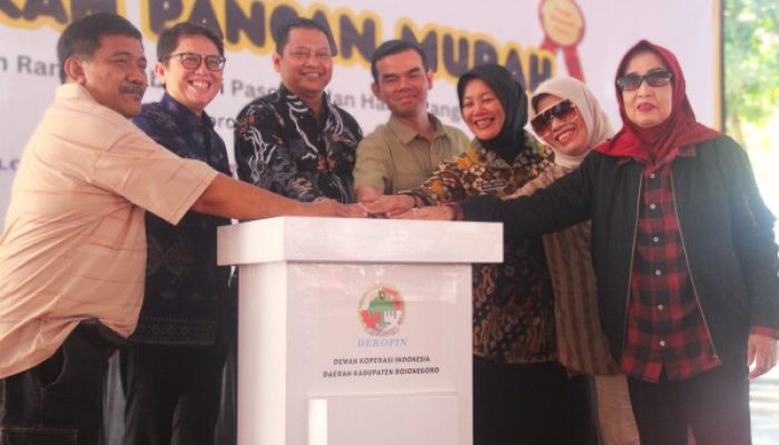 Jaga Pasokan Bahan Pangan, Pemkab Bojonegoro Bersama Dekopinda dan Bapanas Sukseskan Gerakan Pangan Murah 