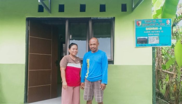 Kardi, Warga Desa Napis Tambakrejo dapat Berkah Program TMMD 120 Kodim Bojonegoro