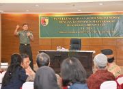 Kodam V/Brawijaya Laksanakan Kegiatan Komsos dengan Komponen Masyarakat (Kommas) di Aula Makodam V/Brawijaya