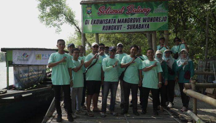 PLN Icon Plus Selenggarakan CSR Hari Lingkungan Hidup Di Ekowisata Mangrove Wonorejo Surabaya