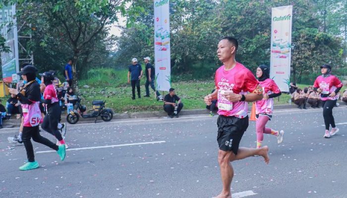 Kemala Run 2024, Kompol Beni Ulang Setiawan Lebih Pede Lari Tanpa Sepatu