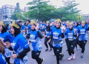 Kemala Run 2024, Bhayangkari Cabang Bojonegoro Perkenalkan Ikat Kepala “ Mliwis Putih “