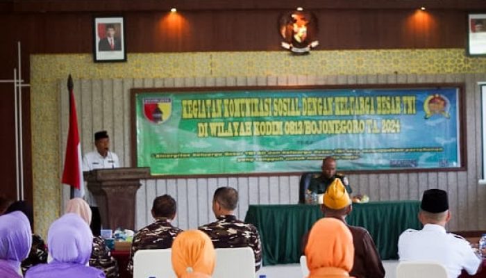 Samakan Persepsi dan Perkuat Sinergitas, Kodim 0813 Bojonegoro gelar Komsos dengan KBT