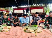 Lestarikan Budaya Kearifan Lokal, Babinsa Koramil 24/Temayang Bojonegoro ikuti Tradisi Nyadran