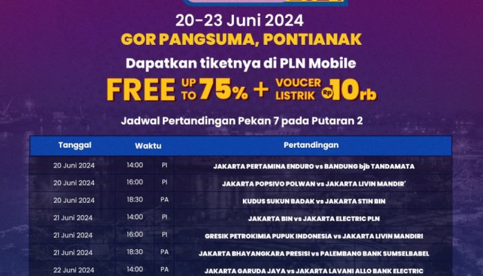 Pecinta Voli Pontianak Antusias Saksikan Proliga 2024, Tiket di PLN Mobile Ludes Terjual